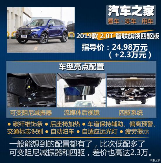 一汽紅旗 紅旗HS5 2019款 2.0T 智聯(lián)旗領(lǐng)四驅(qū)版