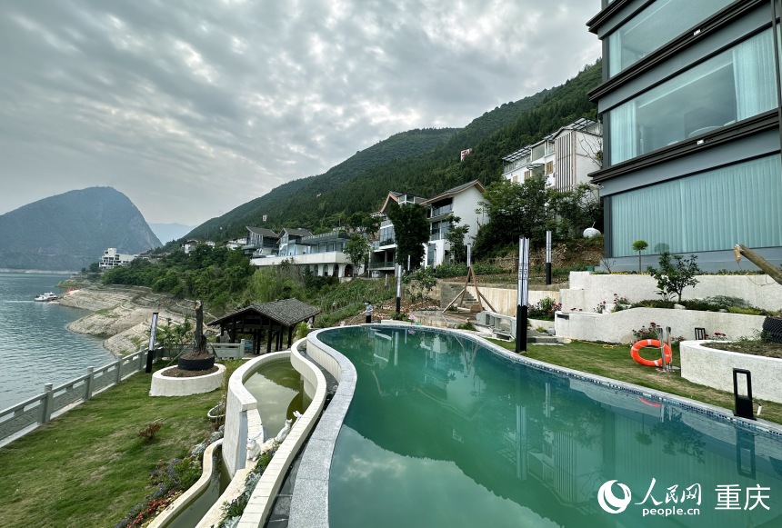 三峽里·竹枝村打造的特色民宿。人民網記者 劉政寧攝