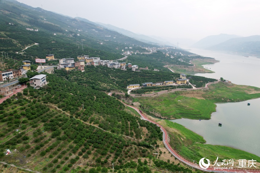 豐都縣安坪鎮(zhèn)三沱村。人民網記者 劉政寧攝